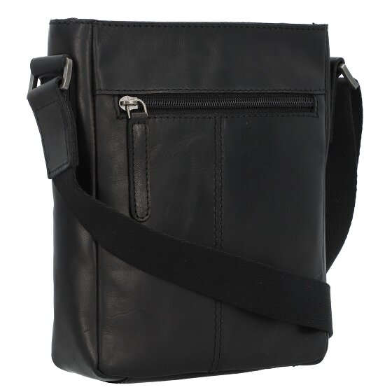 Greenburry Pure Black Umhängetasche Leder 17 cm