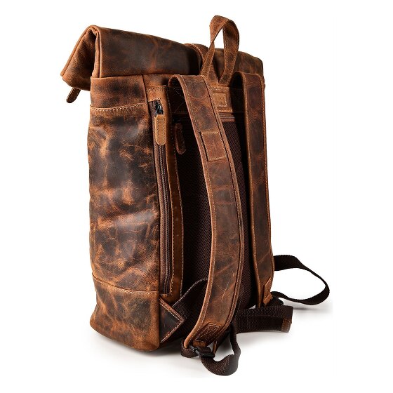 Jack Kinsky Baltimore 15 Business-Rucksack Leder 43 cm Laptopfach