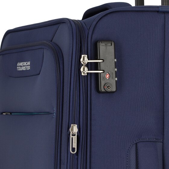 American Tourister Street Roll 4 Rollen Kofferset 3-teilig mit Dehnfalte