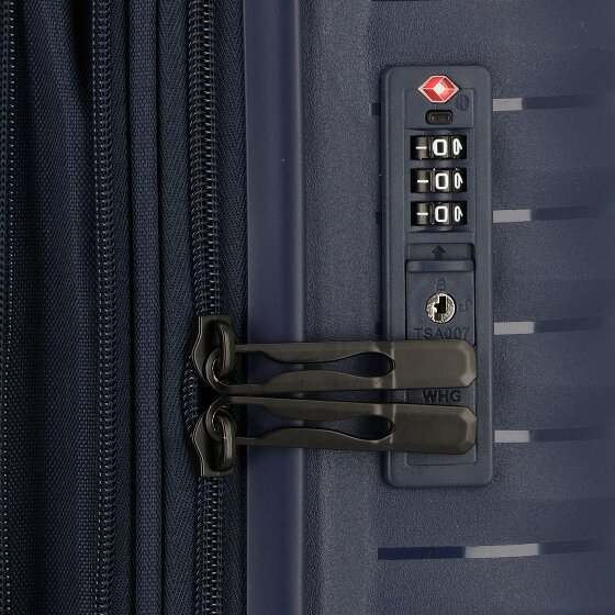 d&n Travel Line 4500 4 Rollen Kabinentrolley S 55 cm mit Dehnfalte