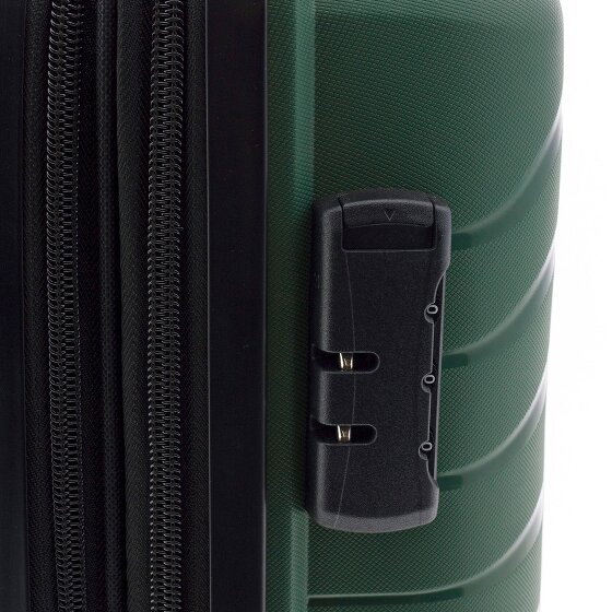 Gladiator 3400 4 Rollen Kabinentrolley 55 cm mit Dehnfalte