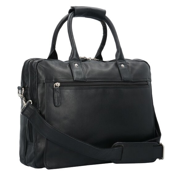 Dermata Aktentasche Leder 39 cm Laptopfach