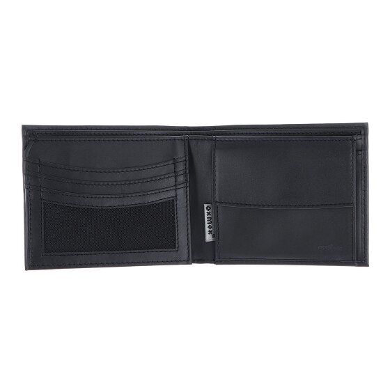 oxmox Leather Geldbörse RFID Schutz Leder 12 cm
