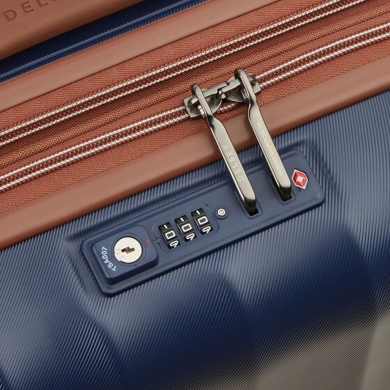 Delsey Paris Carrousel 2 4 Rollen Kabinentrolley 55 cm mit Dehnfalte