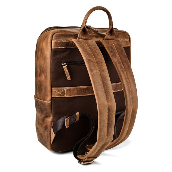 Greenburry Vintage Business-Rucksack Leder 36.5 cm Laptopfach