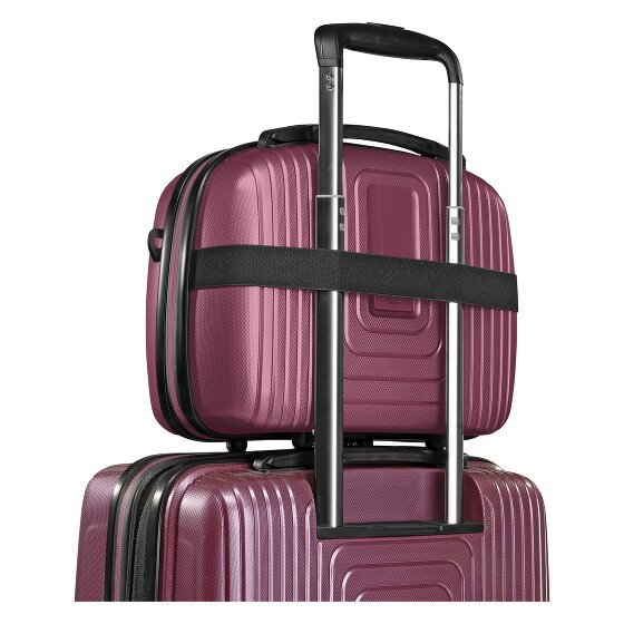 Redolz Essentials 14 4-Rollen Kofferset + Beautycase 4 tlg. mit Dehnfalte