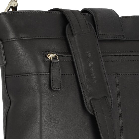 Plevier Bow Schultertasche Leder 30 cm Laptopfach