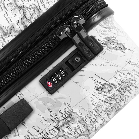 Heys Black Camo 4 Rollen Trolley M 66 cm mit Dehnfalte