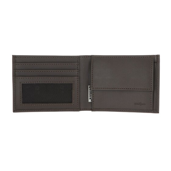 oxmox Leather Geldbörse RFID Schutz Leder 11 cm