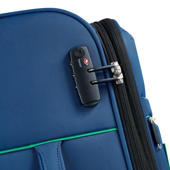 Delsey Paris x United Colors of Benetton Color Block 4-Rollen Kofferset 3 tlg.