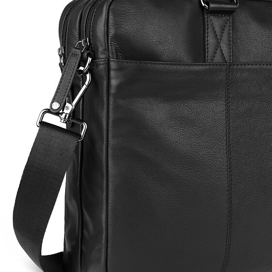 Bugatti Black Magic Aktentasche Leder 40 cm Laptopfach