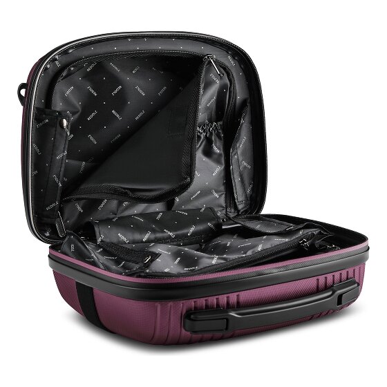 Redolz Essentials 14 Kofferset 2 tlg. Kabinentrolley mit Dehnfalte & Beautycase