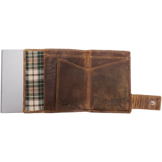 SecWal SecWal 2 Kreditkartenetui Geldbörse RFID Leder 9 cm