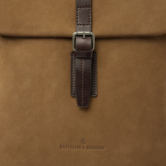 Castelijn & Beerens Veneto Business-Rucksack RFID Schutz Leder 39 cm Laptopfach