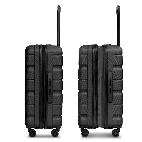 Franky Munich 4.0 4-Rollen Trolley M 66 cm mit Dehnfalte