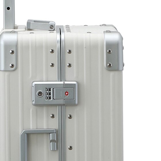 Aleon Fortis 4-Rollen Kabinentrolley Aluminium 54 cm