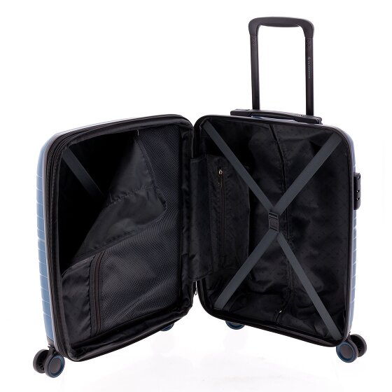 Gladiator 3400 4 Rollen Kabinentrolley 55 cm mit Dehnfalte