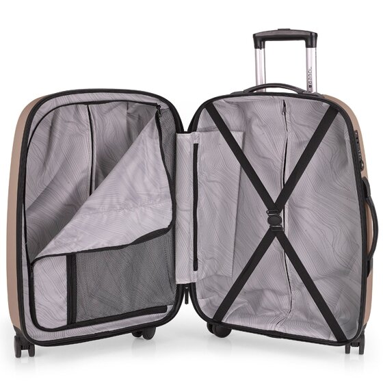 Gabol Paradise XP 4 Rollen Trolley M 67 cm mit Dehnfalte