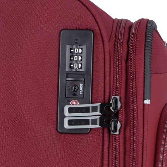 d&n Travel Line 9504 4 Rollen Trolley M 67 cm mit Dehnfalte