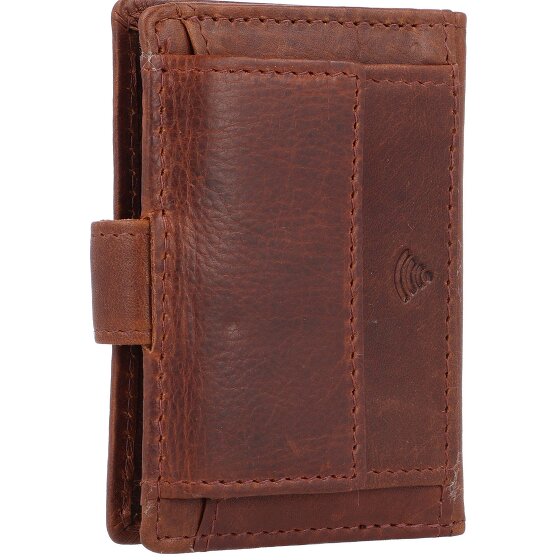 Greenburry Vintage Geldbörse RFID Schutz Leder 7 cm