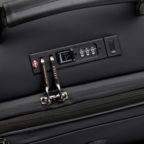 Delsey Paris Turenne Soft 4 Rollen Kabinentrolley 55 cm mit Dehnfalte