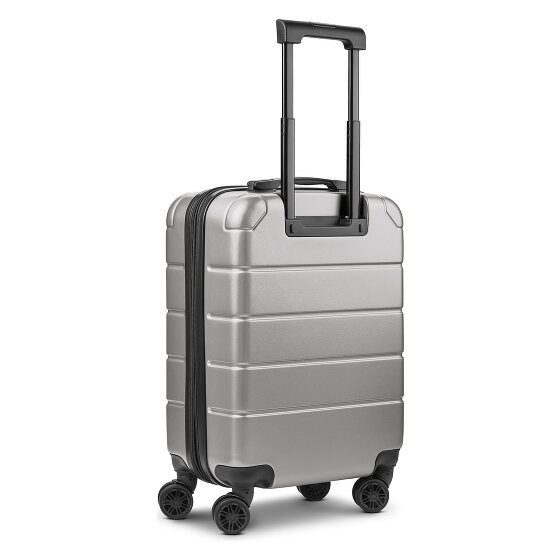 Police Dublin 4 Rollen Kabinentrolley S 54 cm Laptopfach mit Dehnfalte