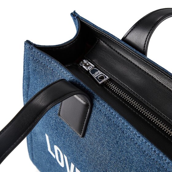Love Moschino Denim Signature Love Shopper Tasche 35 cm
