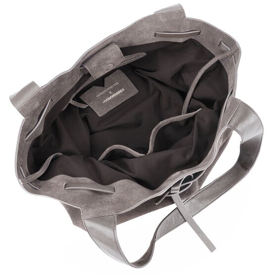 LES VISIONNAIRES Garbriella Shopper Tasche Leder 40 cm