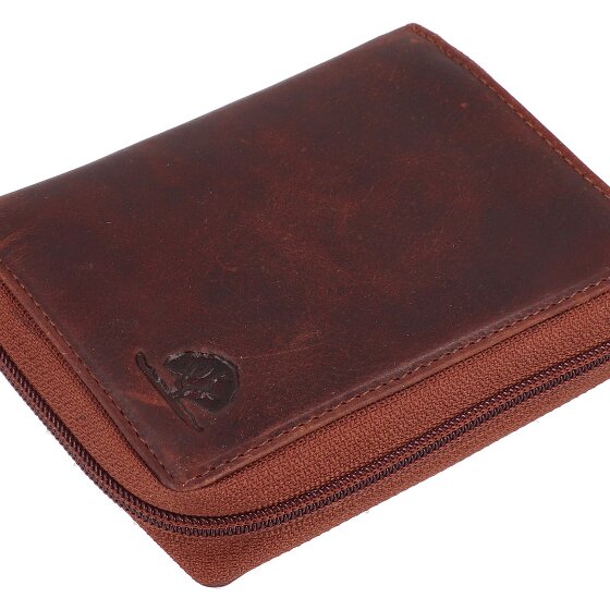 Greenburry Rugged Geldbörse RFID Schutz Leder 12.5 cm