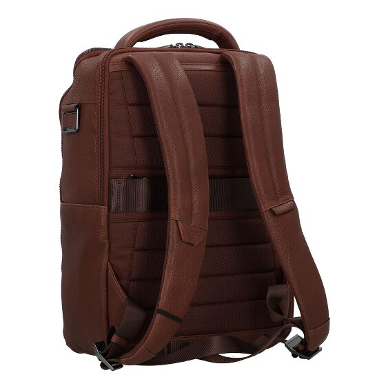 Piquadro Cronus Business-Rucksack RFID Schutz Leder 41 cm Laptopfach