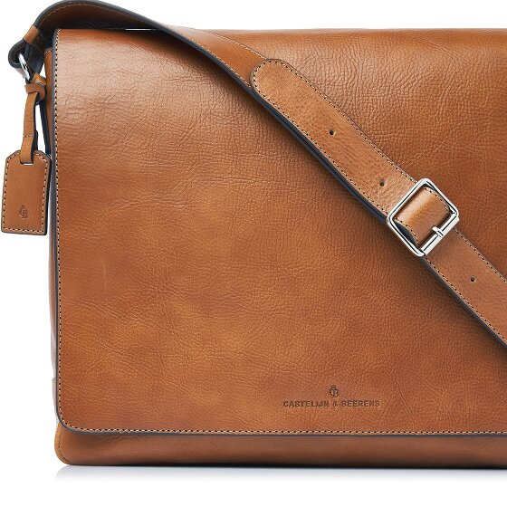 Castelijn & Beerens Mark Aktentaschen Messenger RFID Schutz Leder 39 cm Laptopfach