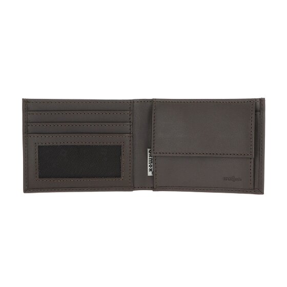 oxmox Leather Geldbörse RFID Schutz Leder 11 cm