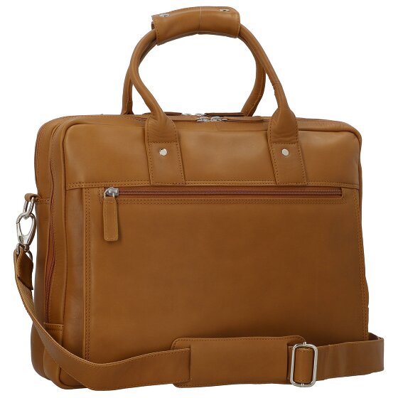 Dermata Aktentasche Leder 39 cm Laptopfach