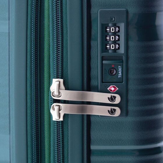 Gladiator 0800 4 Rollen Kabinentrolley 55 cm mit Dehnfalte