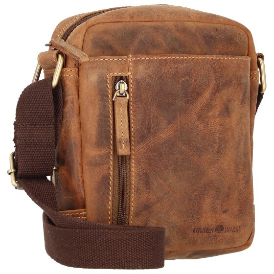Greenburry Vintage Umhängetasche Leder 18 cm