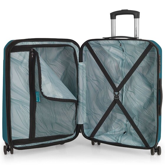 Gabol Mercury 4 Rollen Trolley M 66 cm mit Dehnfalte