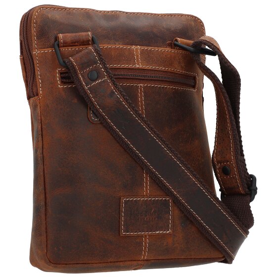 Jack Kinsky Baltimore 24 Umhängetasche Leder 19 cm