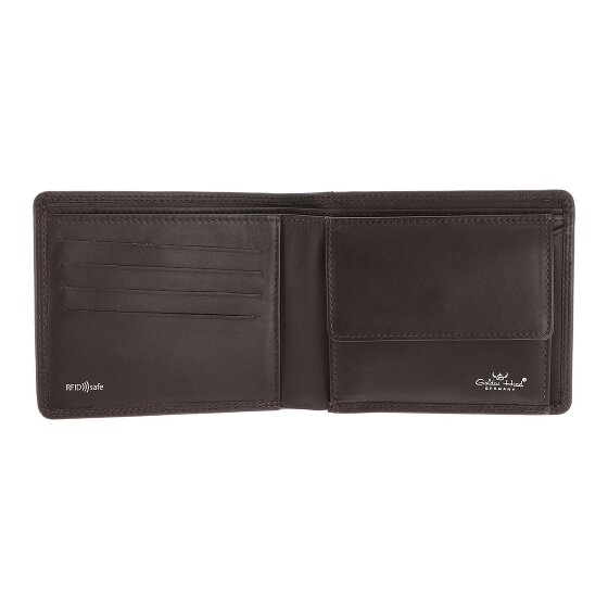 Golden Head Polo Geldbörse RFID Schutz Leder 12 cm