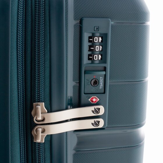 Gladiator 3800 4 Rollen Kabinentrolley 55 cm mit Dehnfalte