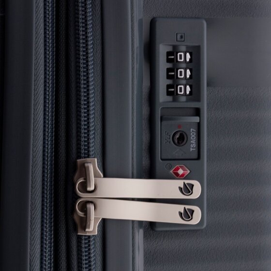 Gladiator 0800 4 Rollen Kabinentrolley 55 cm mit Dehnfalte