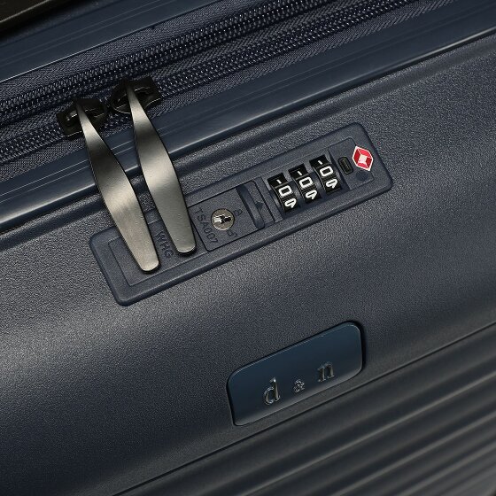 d&n Travel Line 4700 4 Rollen Kabinentrolley 55 cm mit Dehnfalte