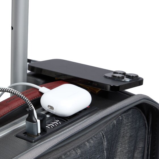 Piquadro PQLM 4 Rollen Kabinentrolley 55 cm Laptopfach