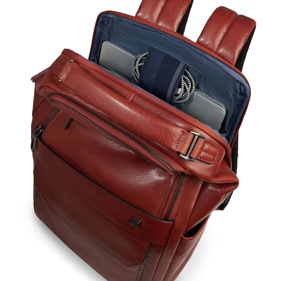 Piquadro Solm Daypack Leder 39 cm Laptopfach