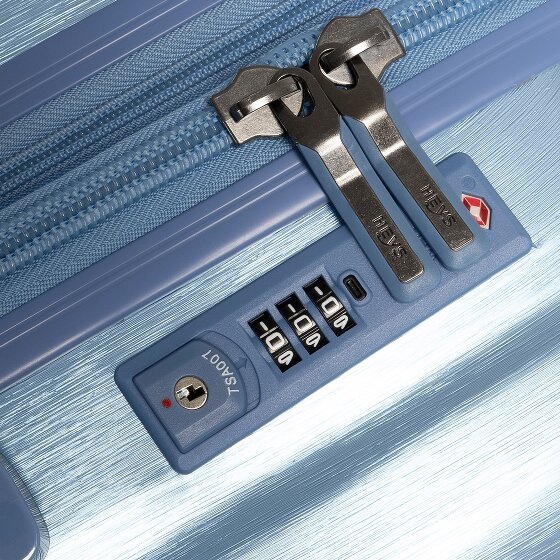 Heys Alumix 4 Rollen Trolley M 66 cm mit Dehnfalte