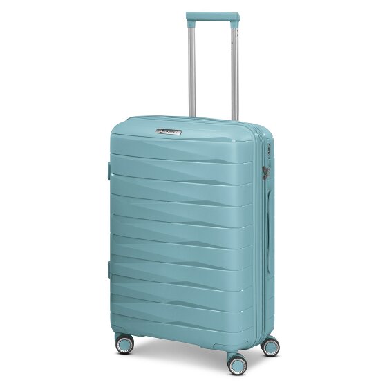 Franky London 4 Rollen Trolley M 65 cm mit Dehnfalte