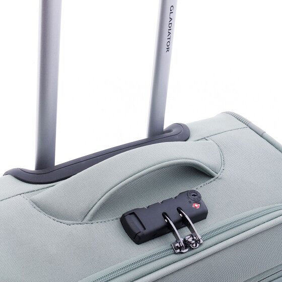Gladiator 3700 4 Rollen Kabinentrolley 55 cm mit Dehnfalte