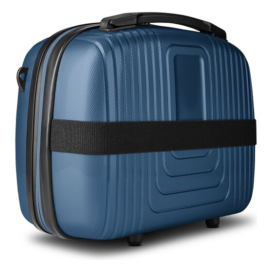 Redolz Essentials14 4-Rollen Kofferset Beautycase 4tlg mit Dehnfalte Laptopfach
