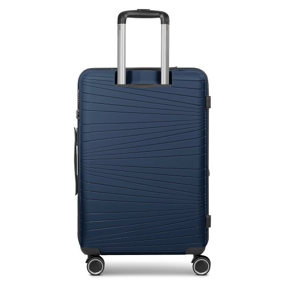 Franky Dallas 3.0 4 Rollen Trolley M 65 cm mit Dehnfalte