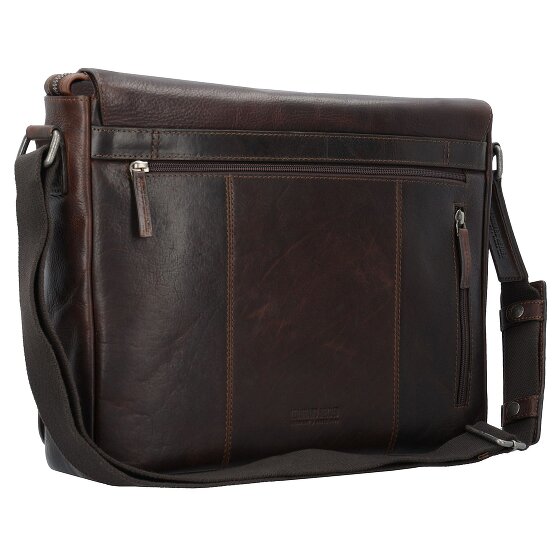 Leonhard Heyden Roma Messenger Leder 38 cm Laptopfach