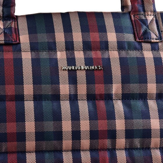 Mandarina Duck Tartan Shopper Tasche 42 cm